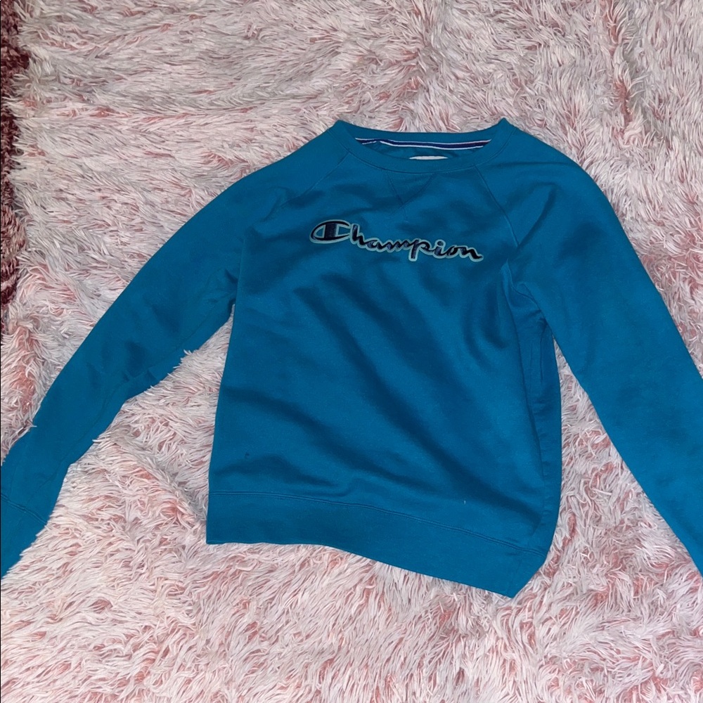 Champion Teal Crewneck Sweatshirt